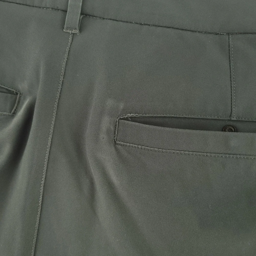 Lululemon Pants Mens 36x30 Green Chino Microfiber Stretch Slim Fit Casual Office